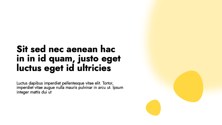 Flat Bubble Yellow Bright slide 2